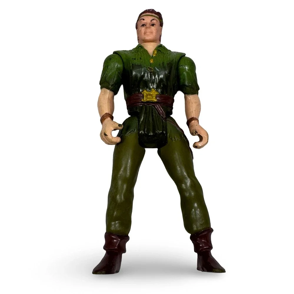 Vintage 1991 TriStar Pictures Peter‎ Pan Action Figure Green Outfit 4.5 Inch